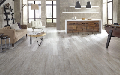 Modern home interior showcasing stylish and durable flooring solutions for contemporary living spaces.